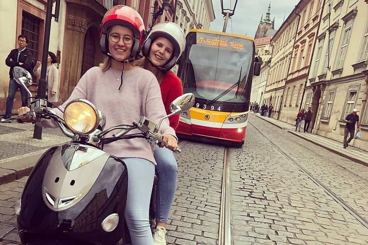 Big Scooter Tour of Prague for Two — Hidden Prague Audio Guide