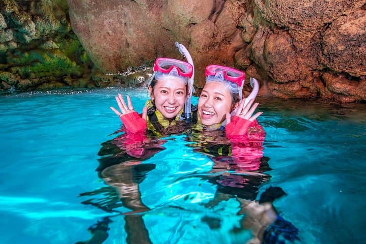 Exploring Okinawa’s Blue Cave: Snorkeling and Banana Boat Adventure photo 2