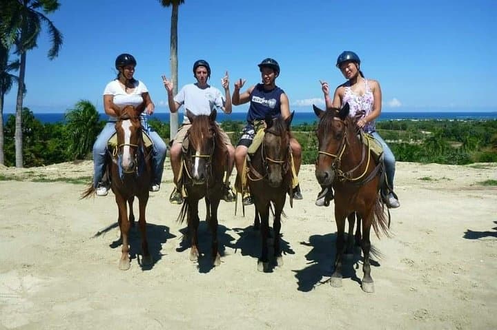 Beach Horseback Ride from Amber Cove: Private Taino Bay Trail