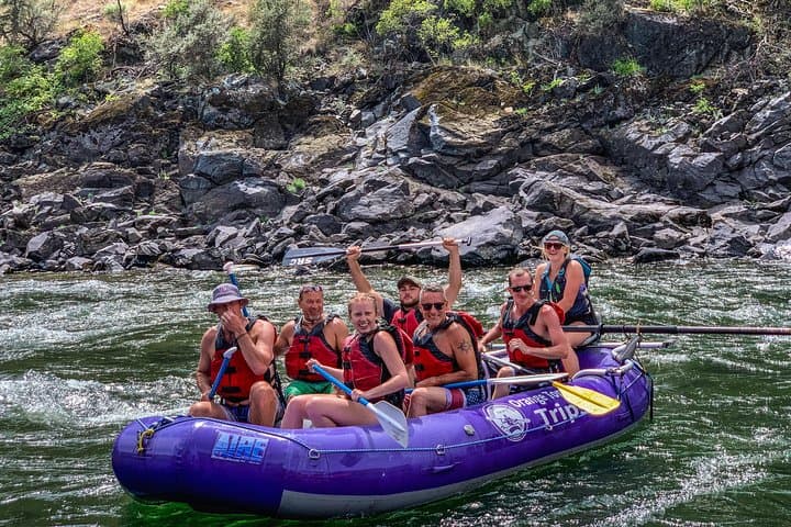 Half-Day Salmon River Rafting from Riggins, Idaho — Time Zone Rapids & Scenic Canyons photo 2