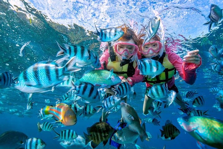 Exploring Okinawa’s Blue Cave: Snorkeling and Banana Boat Adventure photo 4