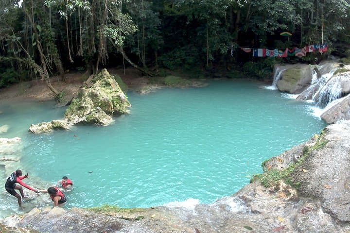 Blue Hole Jump in Ocho Rios: Skip-the-Line Waterfall Adventure
