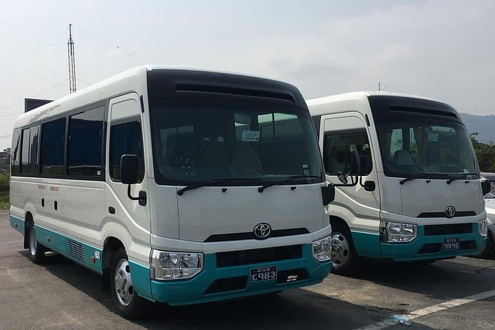 Pokhara to Kathmandu AC Toyota Coaster — Private 7-Hour Road Transfer photo 1
