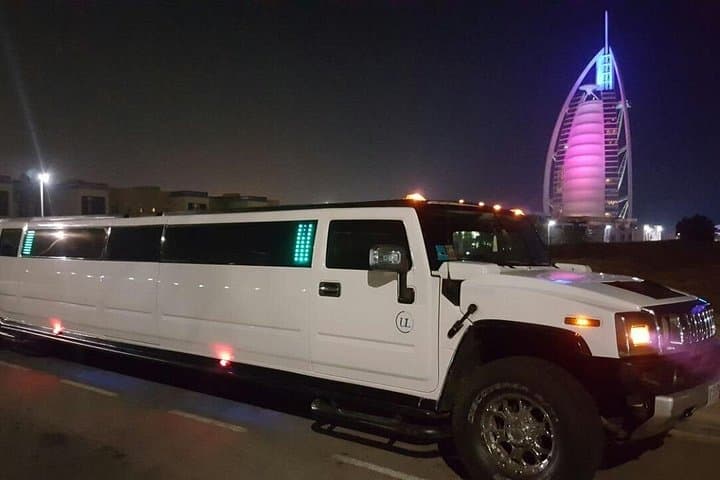 Dubai Luxury Limousine Night Tour: Private Limo Hire for Events & Nightlife photo 1