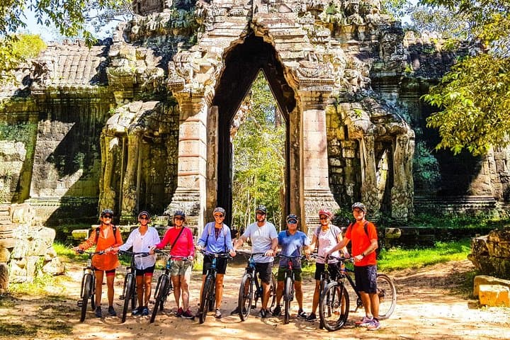 Full-Day Angkor Bike Adventure: Explore Angkor Wat, Bayon & Ta Prohm by Bicycle