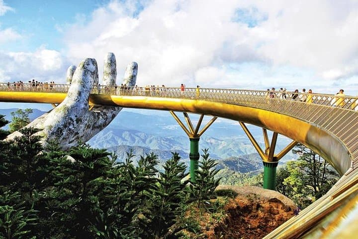 Visiting Vietnam's Golden Bridge at Ba Na Hills: Day Trip from Da Nang