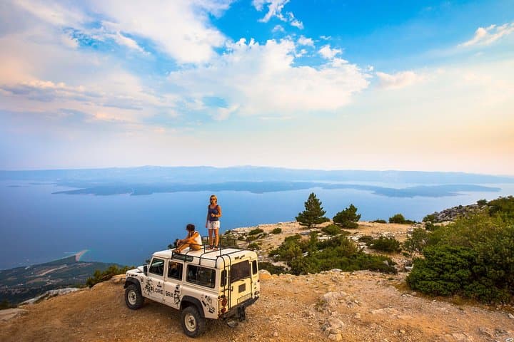 Explore Brac by 4WD: Vidova Gora, Škrip & Zlatni Rat with Local Tastings