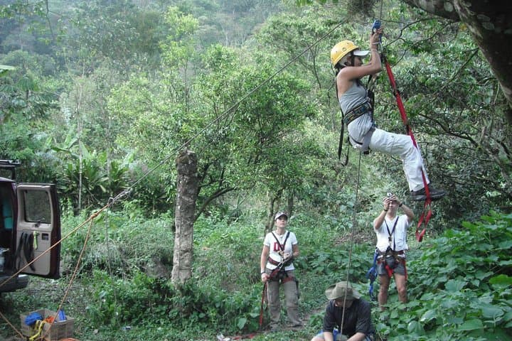Basement Underground Exploration of Popocatl — Veracruz Cave Rappel to an Underground Waterfall photo 4