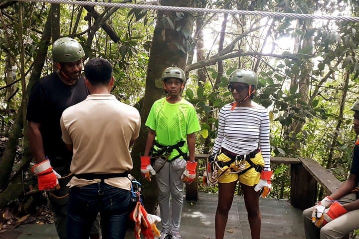 Zipline Canopy Adventure Above El Macho Waterfall in Anton Valley photo 2