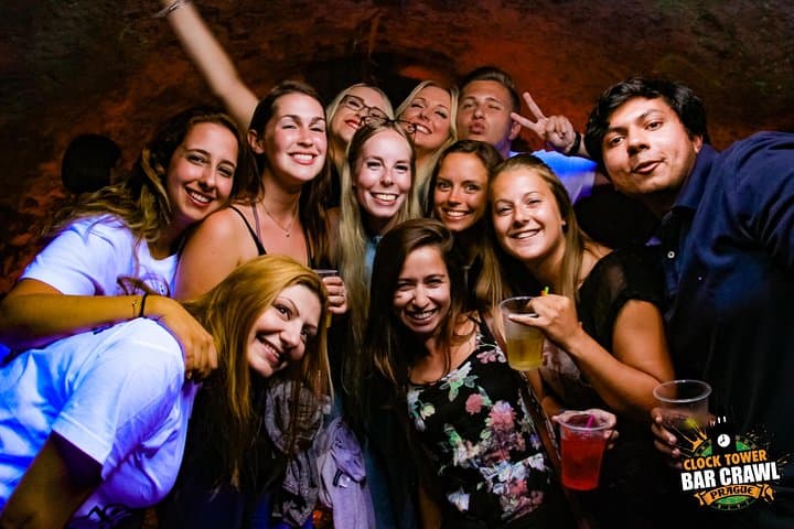 Prague Clock Tower Bar Crawl to the City's Biggest Rooftop Club