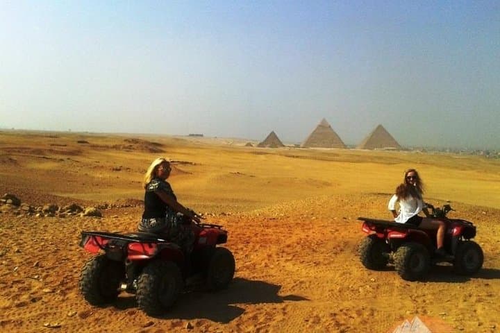 Quad Biking Around the Great Pyramids: Desert Safari Near the Sphinx