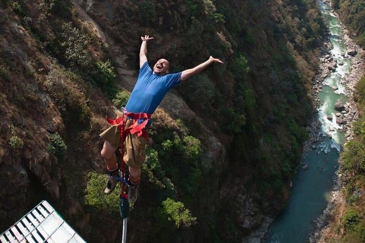 Bungee Jumping in Nepal: 160m Drop at Bhotekosi Gorge