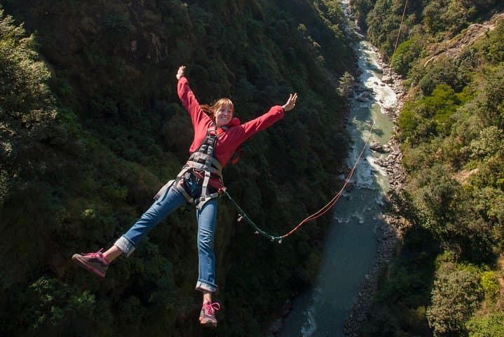 Bungee Jumping in Nepal: 160m Drop at Bhotekosi Gorge photo 3