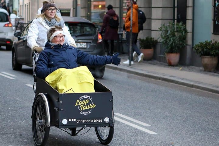 Copenhagen Winter Cargo Bike Tour on Electric Christiania Bikes photo 1