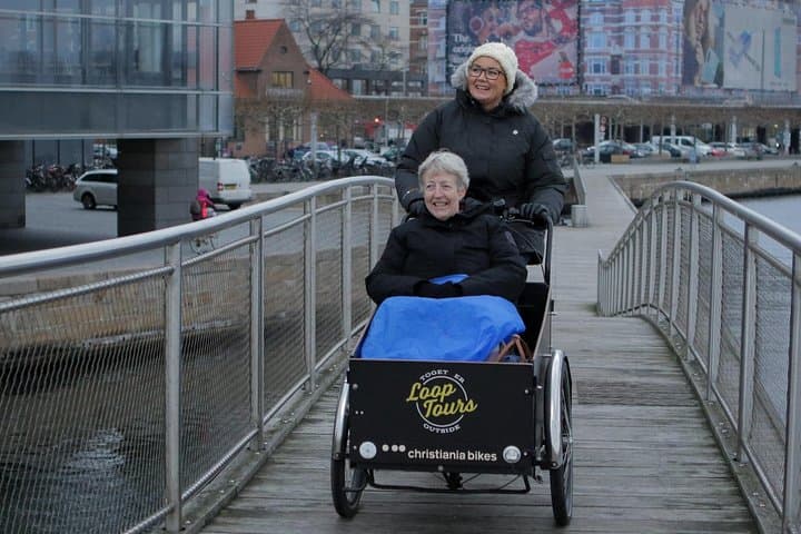 Copenhagen Winter Cargo Bike Tour on Electric Christiania Bikes photo 4