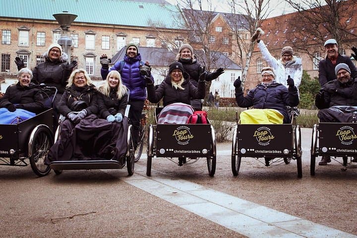 Copenhagen Winter Cargo Bike Tour on Electric Christiania Bikes photo 3