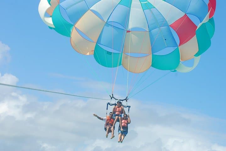 Parasailing Punta Cana: Aerial Views Over Turquoise Caribbean Waters photo 3