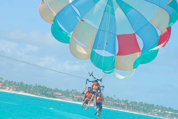 Parasailing Punta Cana: Aerial Views Over Turquoise Caribbean Waters photo 5