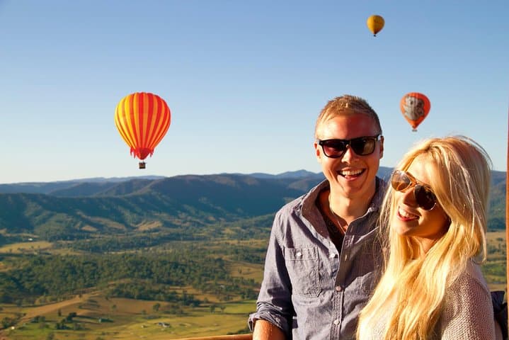 Sunrise Hot Air Balloon Over Gold Coast Hinterland with Vineyard Breakfast photo 6