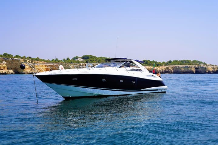 Sunset Birthday Cruise on a Sunseeker Portofino 53 in Vilamoura