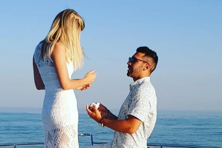 Sunset Proposal Cruise on a Sunseeker Portofino 53 in Vilamoura