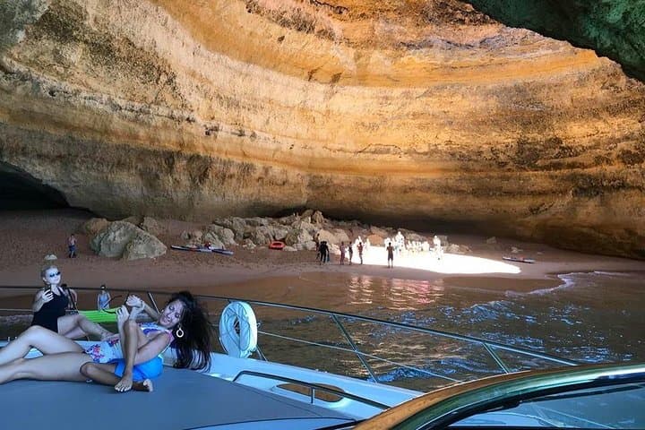 Benagil Cave Private Tour on a Sunseeker Portofino 53 — Vilamoura to the Algarve Sea Caverns photo 5