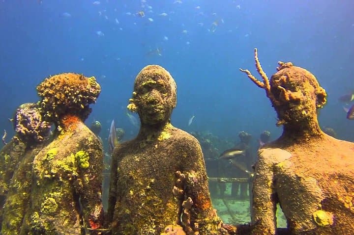 Grenada Molinere Underwater Sculpture Park: 4-Hour Snorkel Cruise with Boat Dogs photo 1