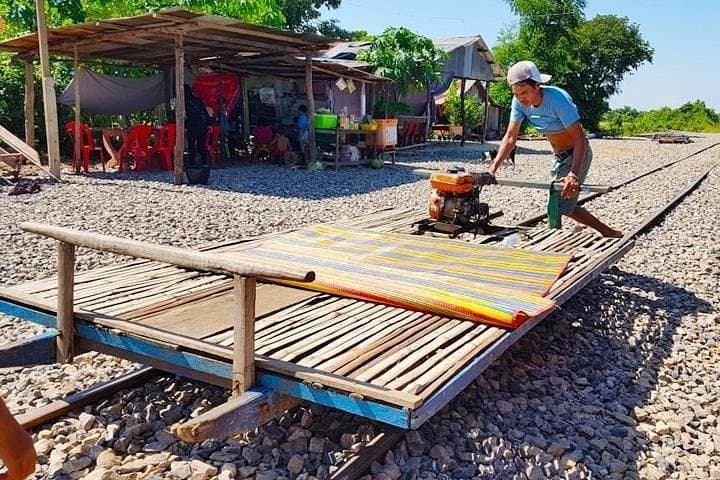 Battambang Day Trip from Siem Reap: Bamboo Train, Wat Banan & Bat-Cave Sunset photo 2