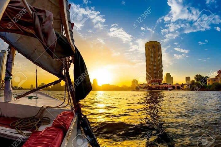 Sunset Felucca on the Nile and Evening Walk Through Khan al-Khalili