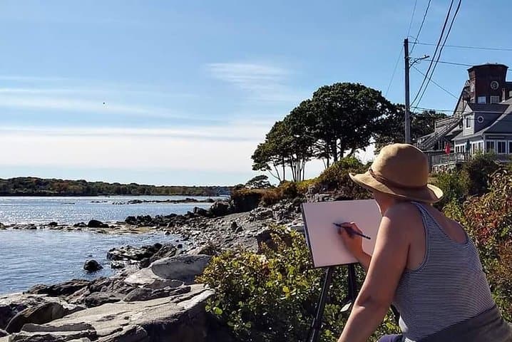 Plein Air Painting on Portland, Maine’s Rugged Coast: A 3-Hour Outdoor Workshop photo 3