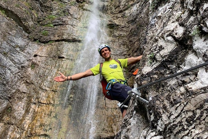 Via Ferrata Rio Ruzza: Climb the Waterfall at Passo Ballino