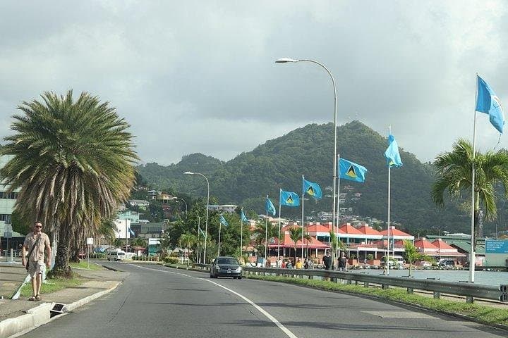 West Coast St. Lucia Day Tour — Pitons, Sulphur Springs & Waterfall Stop photo 2