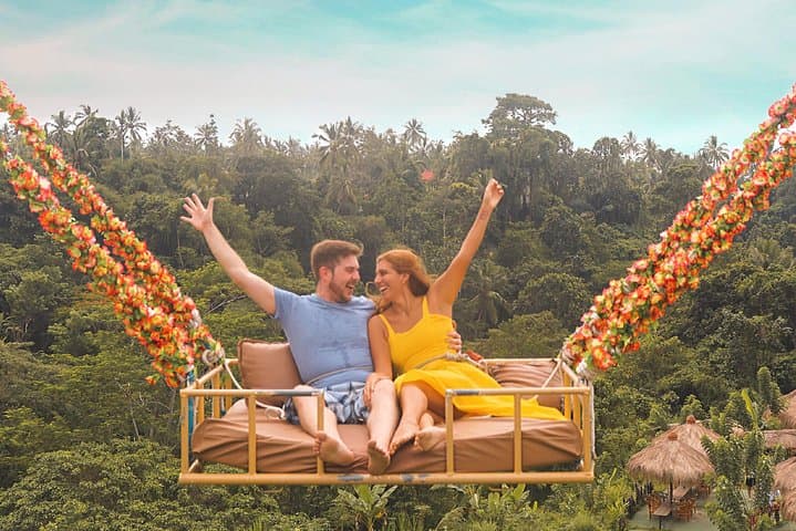 Bali Swing & Ubud Day Tour: Tegalalang Rice Terraces, Kanto Lampo Waterfall, and Temple Walk photo 5
