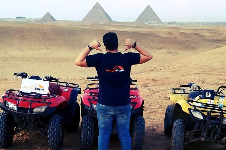 Quad Bike Desert Safari Around the Giza Pyramids — Private Tour photo 3