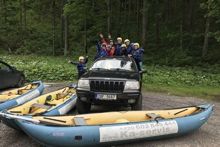 All-Day Rafting on the Sázava River: Guided River Run with Drinks and Snacks