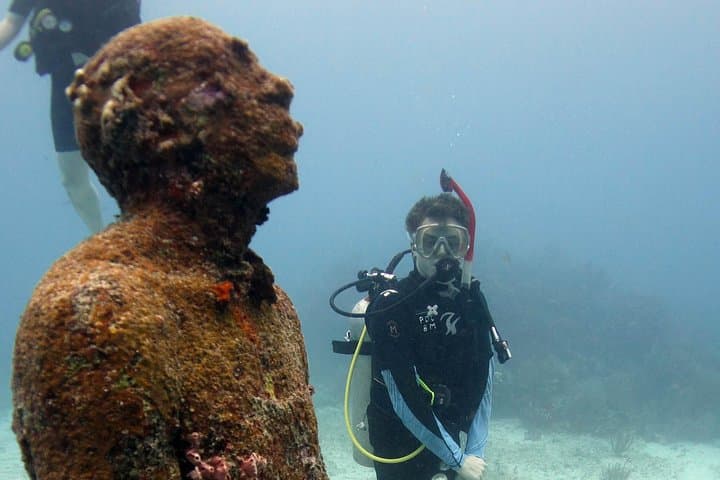 Scuba Diving MUSA Underwater Museum — Two-Tank Boat Dive from Isla Mujeres photo 5