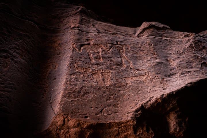 Wadi Rum Day Tour from Aqaba: Jeep Rides, Canyons & Ancient Inscriptions photo 3