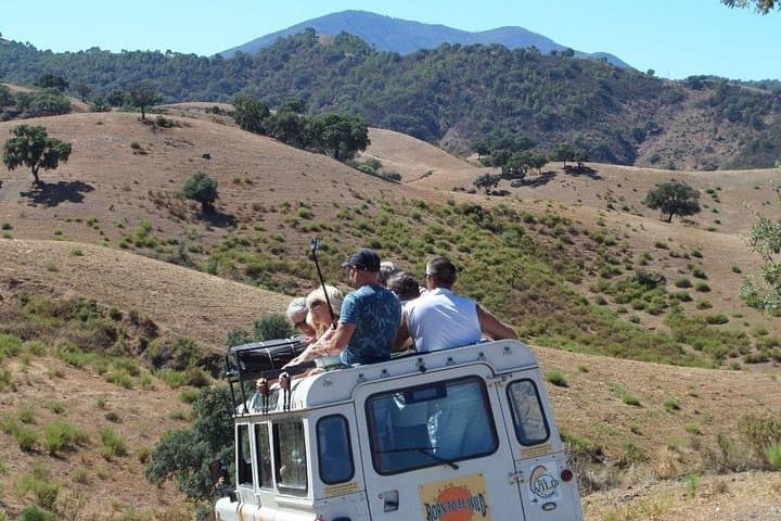 Jeep Eco Tour through Authentic Andalusia — Marbella to White Villages & River Swim