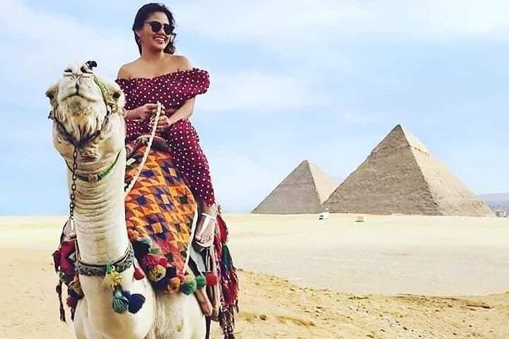 Sunset Camel and Horse Ride at the Pyramids of Giza photo 6