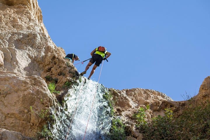 Canyoning Wadi Zarqa Ma'in Upper Trail — 45m Rappels & Ma'in Hot Springs Adventure photo 3