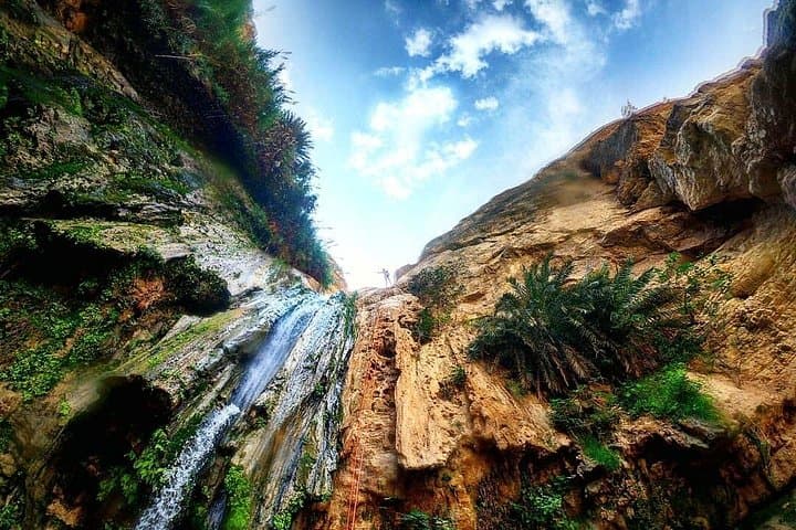 Canyoning Wadi Zarqa Ma'in Upper Trail — 45m Rappels & Ma'in Hot Springs Adventure photo 1