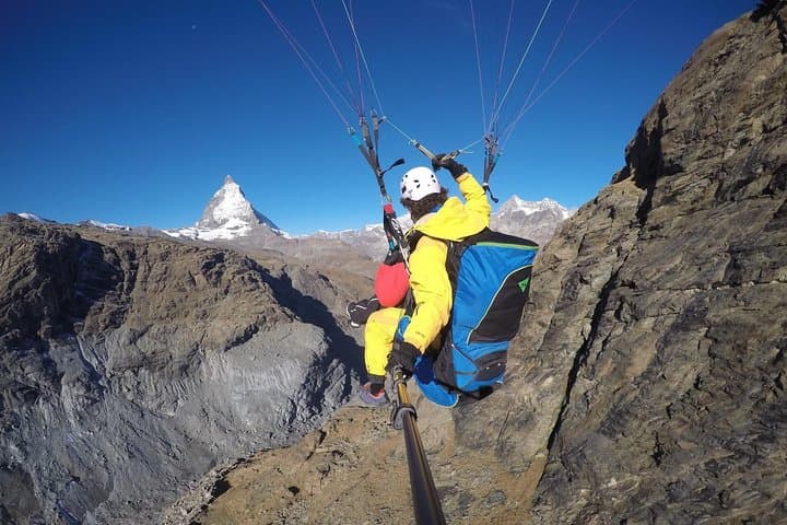 Soar Over Zermatt: Tandem Paragliding with Direct Matterhorn Views