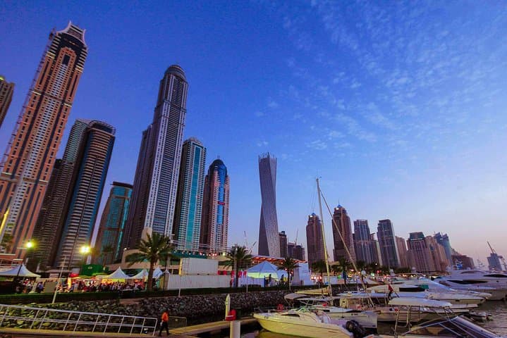 Dubai Marina Dhow Dinner Cruise at Sunset — Evening Canal & Marina Buffet Experience photo 3