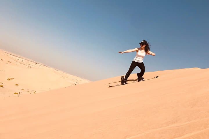 Evening Abu Dhabi Desert Safari: Dune Bashing, Sandboarding & BBQ Under the Stars photo 3