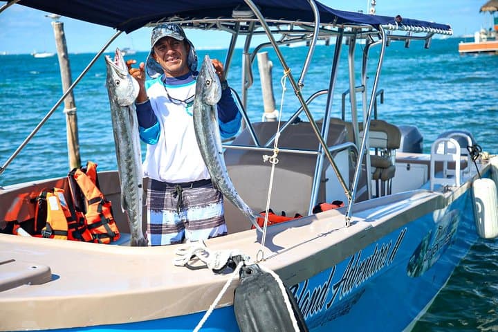 Isla Mujeres Half-Day Fishing and Snorkeling Tour — Catch Fish and Explore Coral photo 5