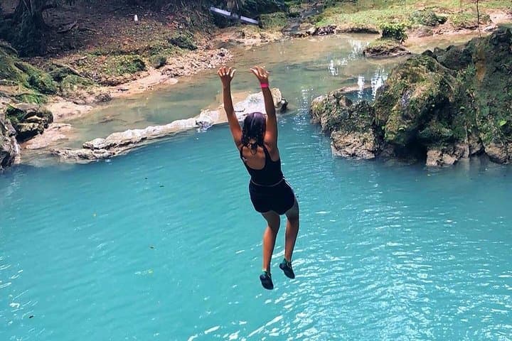 Blue Hole & Secret Falls: Ocho Rios Waterfall Hike and Rope-Swing Adventure photo 2