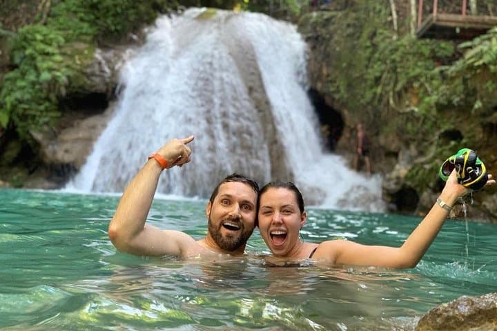 Blue Hole & Secret Falls: Ocho Rios Waterfall Hike and Rope-Swing Adventure photo 4