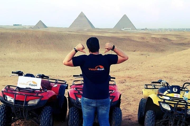 Quad-Bike Desert Safari Around the Giza Pyramids — Half-Day Adventure photo 3