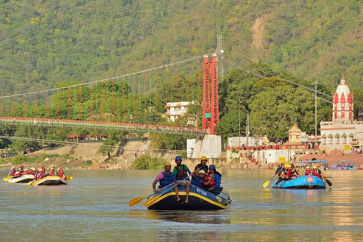 Brahmpuri Down 9 km Rafting — Easy Ganges Run Near Rishikesh