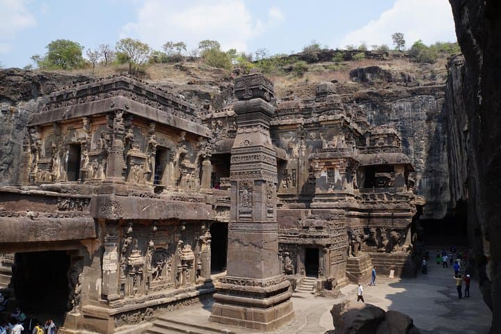 Ellora Caves Guided Day Tour — Kailasa Temple, Daulatabad Fort & Bibi Ka Maqbara
